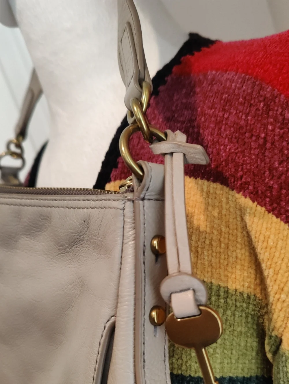 Fossil Jolie Hobo Bag Graystone